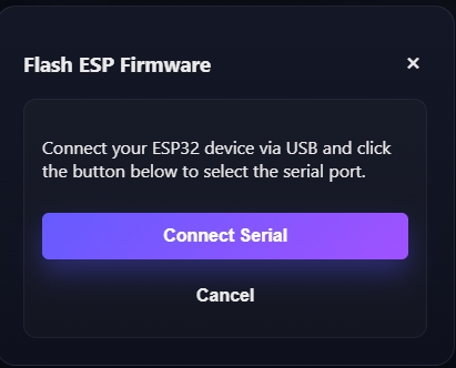 Flash dialog